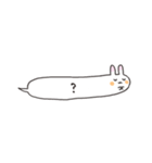 うさぎと猫のゆるいふきだしスタンプ（個別スタンプ：9）