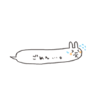 うさぎと猫のゆるいふきだしスタンプ（個別スタンプ：13）