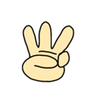 HANDS AND FINGERS（個別スタンプ：4）