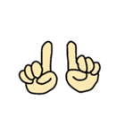 HANDS AND FINGERS（個別スタンプ：12）