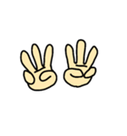 HANDS AND FINGERS（個別スタンプ：14）
