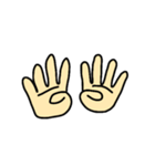 HANDS AND FINGERS（個別スタンプ：15）