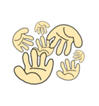 HANDS AND FINGERS（個別スタンプ：19）