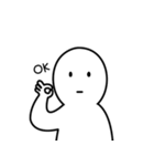 '_' 顔がない身振りで言います（個別スタンプ：1）