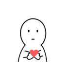 '_' 顔がない身振りで言います（個別スタンプ：5）