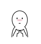 '_' 顔がない身振りで言います（個別スタンプ：13）