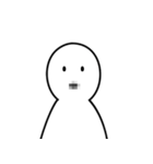 '_' 顔がない身振りで言います（個別スタンプ：18）