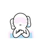 '_' 顔がない身振りで言います（個別スタンプ：20）