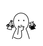 '_' 顔がない身振りで言います（個別スタンプ：21）