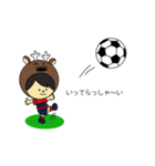 鹿好きサポーターのサッカー応援スタンプ（個別スタンプ：5）