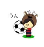 鹿好きサポーターのサッカー応援スタンプ（個別スタンプ：8）