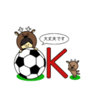 鹿好きサポーターのサッカー応援スタンプ（個別スタンプ：13）