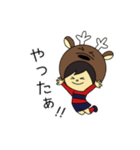 鹿好きサポーターのサッカー応援スタンプ（個別スタンプ：23）
