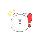 まんまるべあ〜でぶっちょ魚を添えて〜（個別スタンプ：19）
