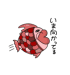 まんまるべあ〜でぶっちょ魚を添えて〜（個別スタンプ：32）