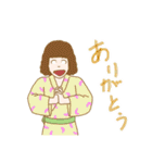 やっぱ、オンセン。温泉ゆかたキャラ（個別スタンプ：6）