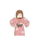 やっぱ、オンセン。温泉ゆかたキャラ（個別スタンプ：33）