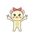 くまのカナちゃんスタンプ（個別スタンプ：11）