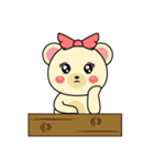 くまのカナちゃんスタンプ（個別スタンプ：19）