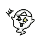おばけくんがやってきた！（個別スタンプ：3）