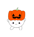 ふわもちくん ～ハロウィン～（個別スタンプ：9）