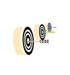 弓道の的（個別スタンプ：17）