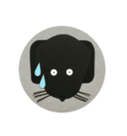 黒ラブ犬「ちゃま」5（個別スタンプ：3）