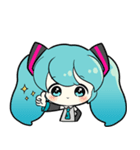 初音ミクの毎日使えるスタンプ（個別スタンプ：1）