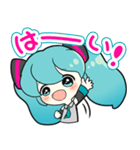 初音ミクの毎日使えるスタンプ（個別スタンプ：10）