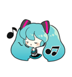 初音ミクの毎日使えるスタンプ（個別スタンプ：28）