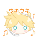 ♪まんまる♪鏡音レン（個別スタンプ：38）