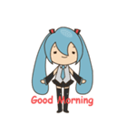 初音ミク あいさつスタンプ（個別スタンプ：3）