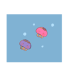モモくらげ（個別スタンプ：4）