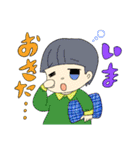男の子スタンプ秋冬服（個別スタンプ：2）
