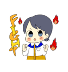 男の子スタンプ秋冬服（個別スタンプ：3）