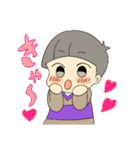 男の子スタンプ秋冬服（個別スタンプ：9）