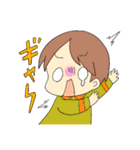 男の子スタンプ秋冬服（個別スタンプ：15）