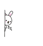 へたうさぎのあいさつスタンプ（個別スタンプ：12）