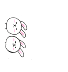 へたうさぎのあいさつスタンプ（個別スタンプ：14）