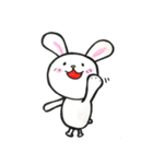 へたうさぎのあいさつスタンプ（個別スタンプ：15）