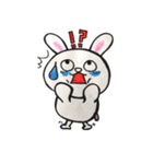 へたうさぎのあいさつスタンプ（個別スタンプ：20）