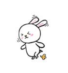 へたうさぎのあいさつスタンプ（個別スタンプ：21）