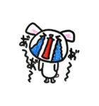へたうさぎのあいさつスタンプ（個別スタンプ：25）