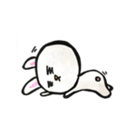 へたうさぎのあいさつスタンプ（個別スタンプ：27）