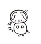 へたうさぎのあいさつスタンプ（個別スタンプ：34）