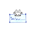 うつ うさぎ（個別スタンプ：3）