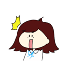 外ハネガール（個別スタンプ：6）
