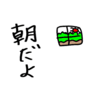 いつもの会話。背景が黒でも使えます。（個別スタンプ：28）
