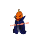 先輩はハロウィンが好き...たぶん（個別スタンプ：4）