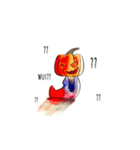 先輩はハロウィンが好き...たぶん（個別スタンプ：6）